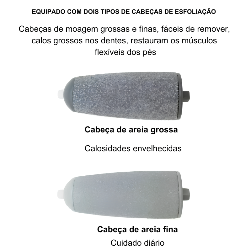 Lixadeira Elétrica Para Esfoliar os Pés